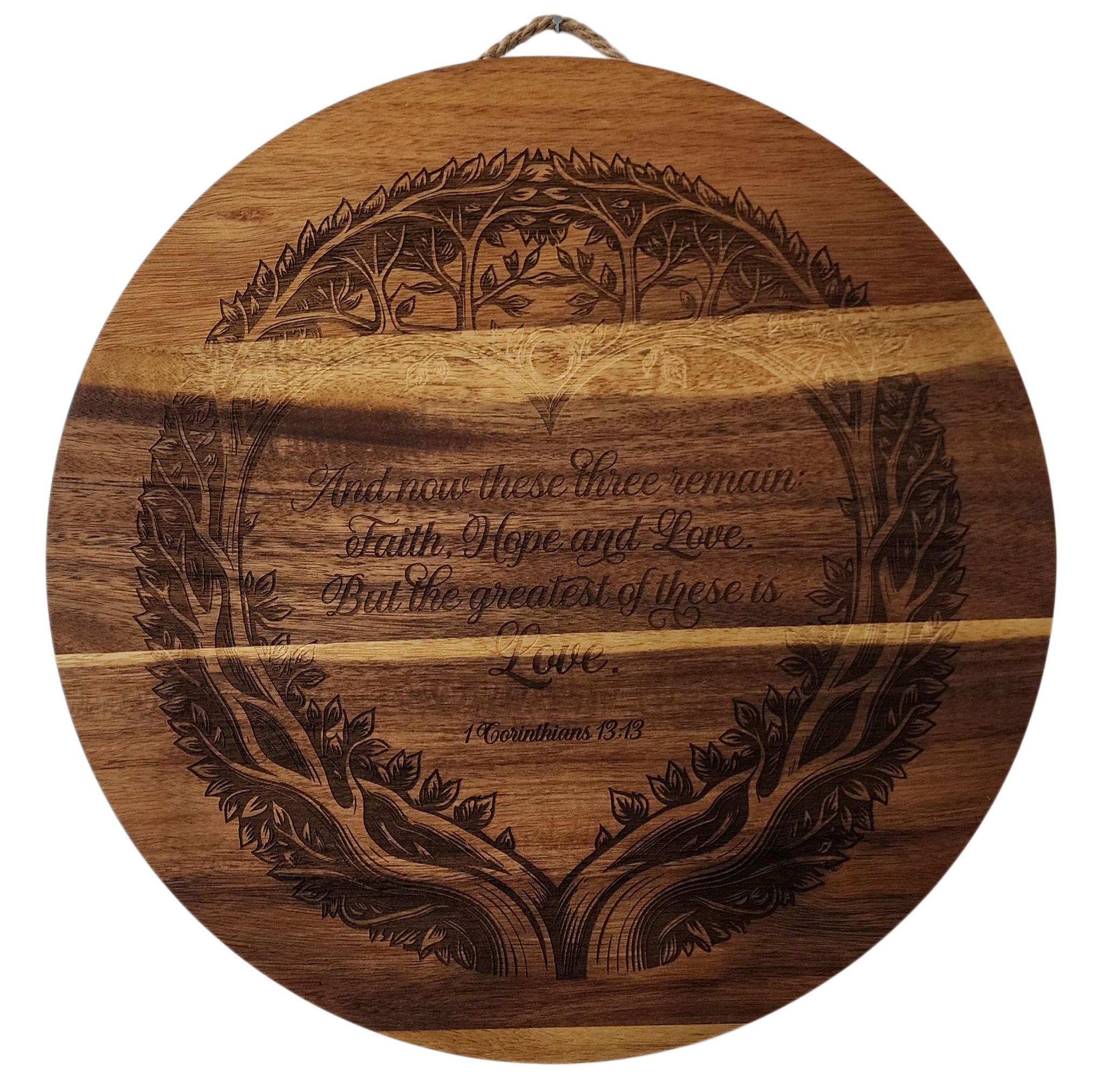 Heart of Love Board - 1 Corinthians 13:13