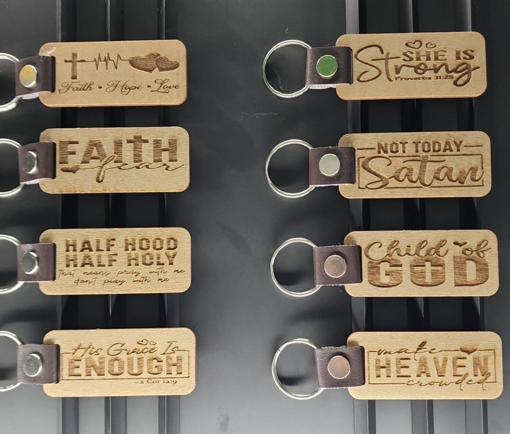 Scripture-Driven Keychains