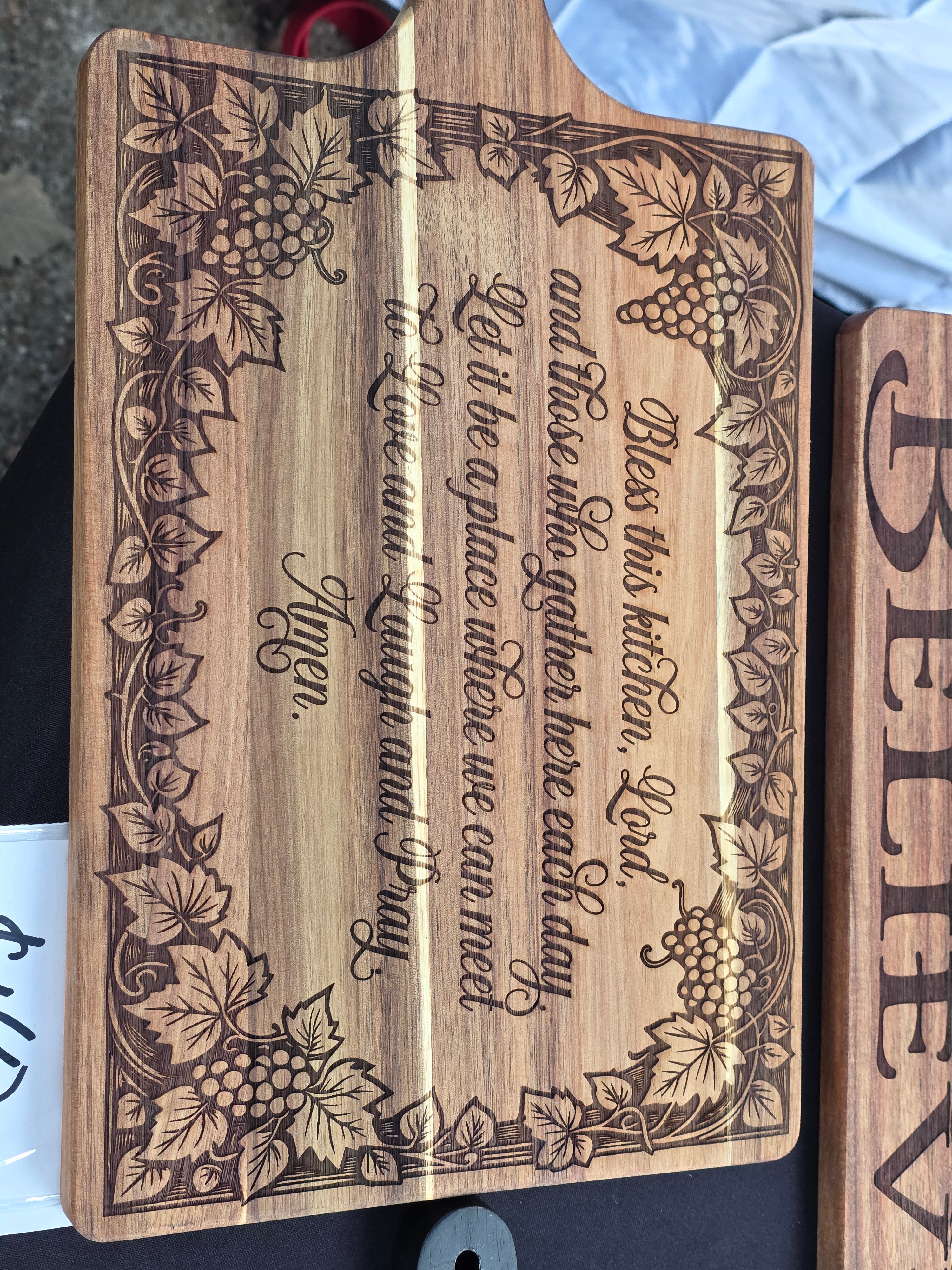 Bless This Kitchen Charcuterie Board